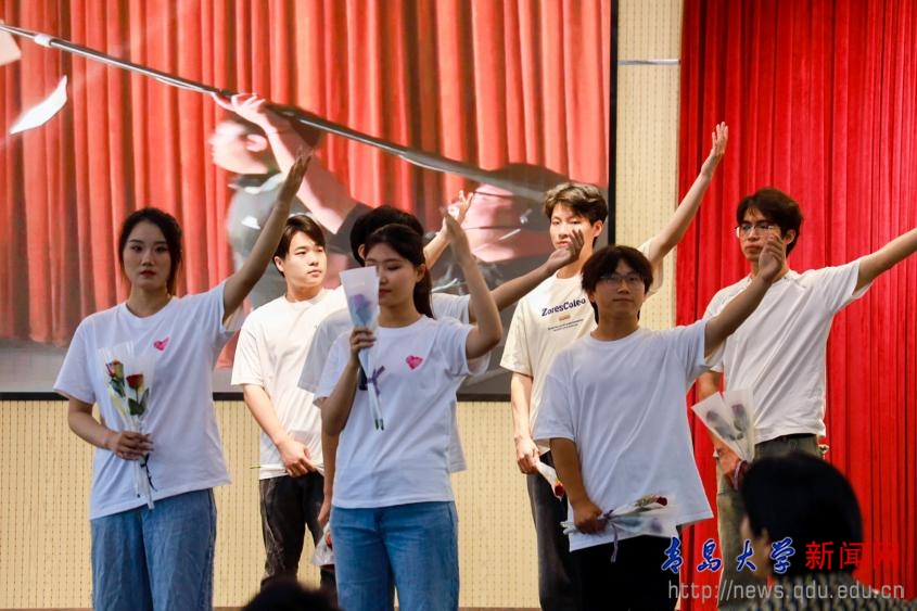 我校举办2024届影视系优秀毕业作品展映活动暨青岛大学东唐数字影视产业学院揭牌仪式(图4)