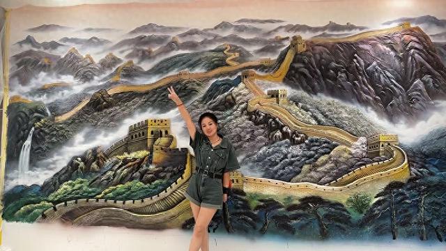 纵览原创丨沧州手工浮雕壁画师杨晓燕：热爱可抵万难