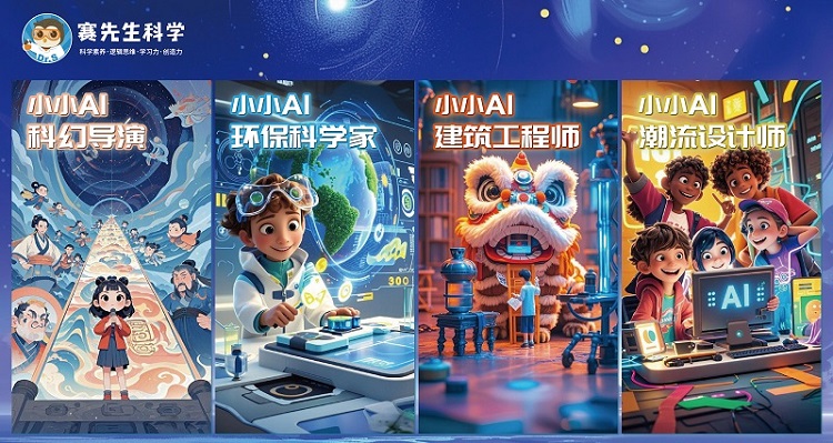 赛先生科学全国首发3-15岁AIGC课程体系构建AI教育新生态(图3)