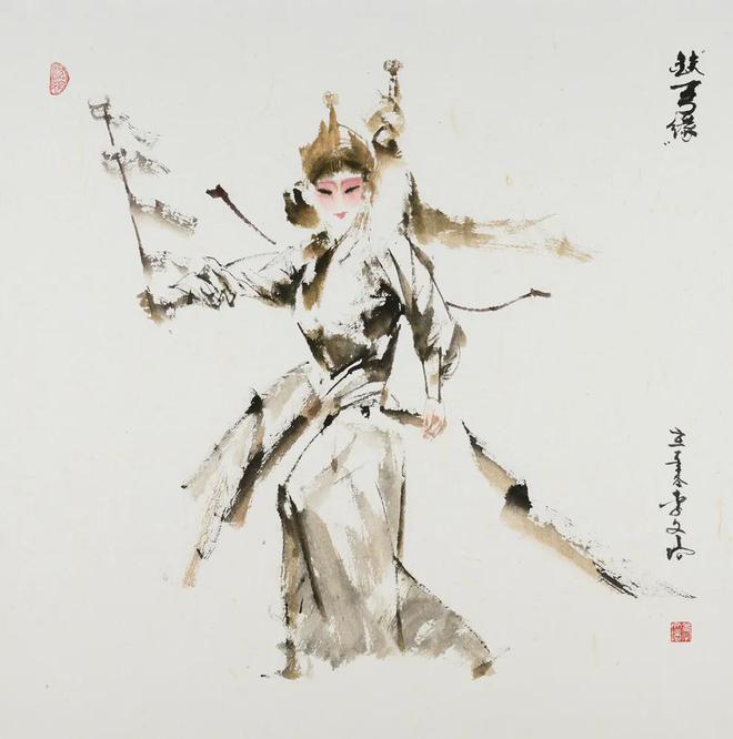神韵久留芳：李文培的水墨戏曲世界(图6)